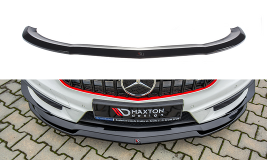 Maxtondesign Frontlippe für Mercedes Benz A-Klasse W176 A45 AMG schwarz strukturiert