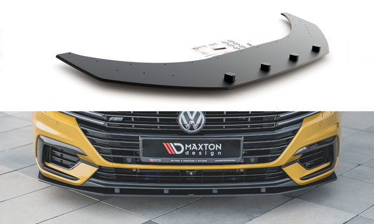 Maxtondesign Frontlippe für Volkswagen Arteon R-Line Racing schwarz