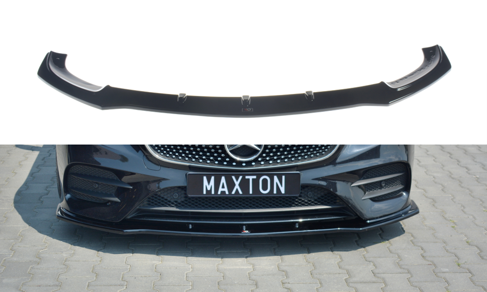 Maxtondesign Frontlippe V.1 für Mercedes Benz E-Klasse C238 AMG-Paket Coupe Carbon Look