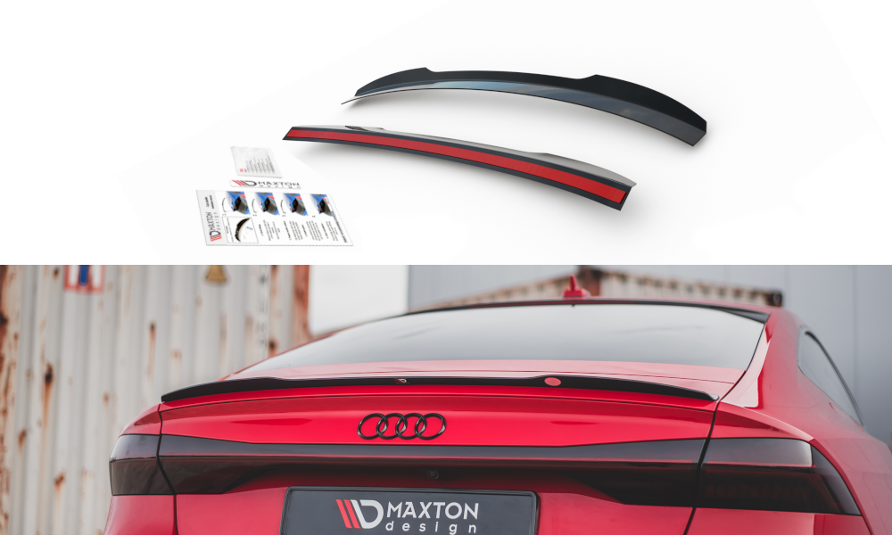 Maxtondesign Spoiler für Audi A7 C8 S-Line schwarz hochglanz