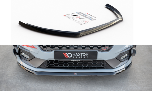 Maxtondesign Frontlippe V.6 für Ford Fiesta MK8 ST|ST-Line schwarz hochglanz