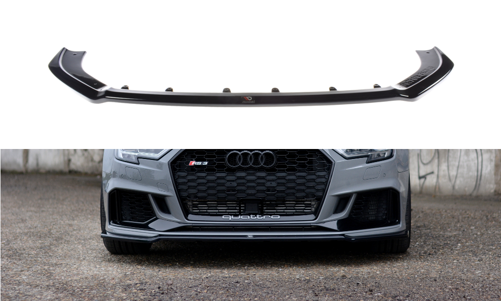 Maxtondesign Frontlippe für Audi RS3 8V.2 Limousine Facelift Carbon Look