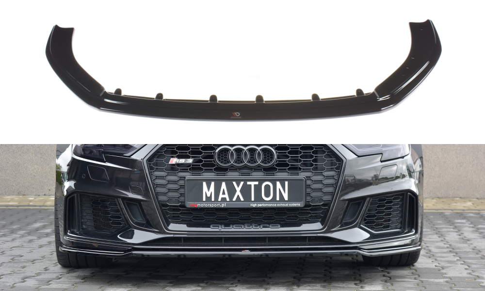 Maxtondesign Frontlippe für Audi RS3 8V.2 Facelift Carbon Look