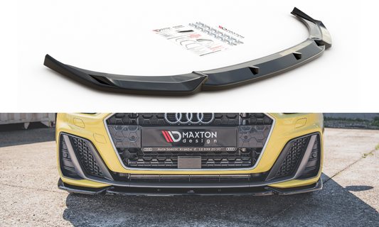 Maxtondesign Frontlippe V.3 für Audi A1 GB S-Line schwarz strukturiert