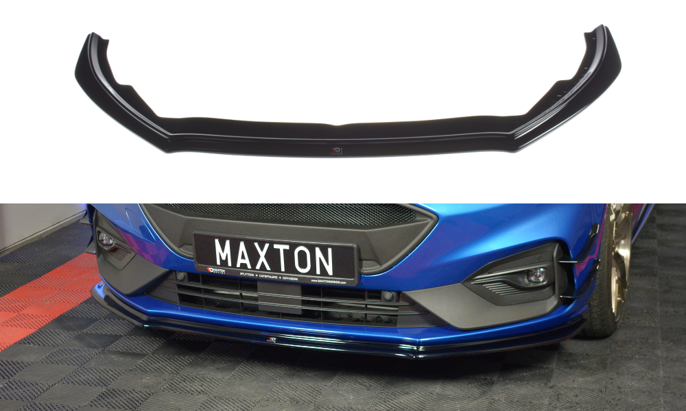 Maxtondesign Frontlippe V.4 für Ford Focus MK4 ST|ST-Line Carbon Look
