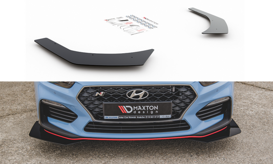 Maxtondesign Canards für Hyundai I30N MK3 Schrägheck Racing schwarz hochglanz