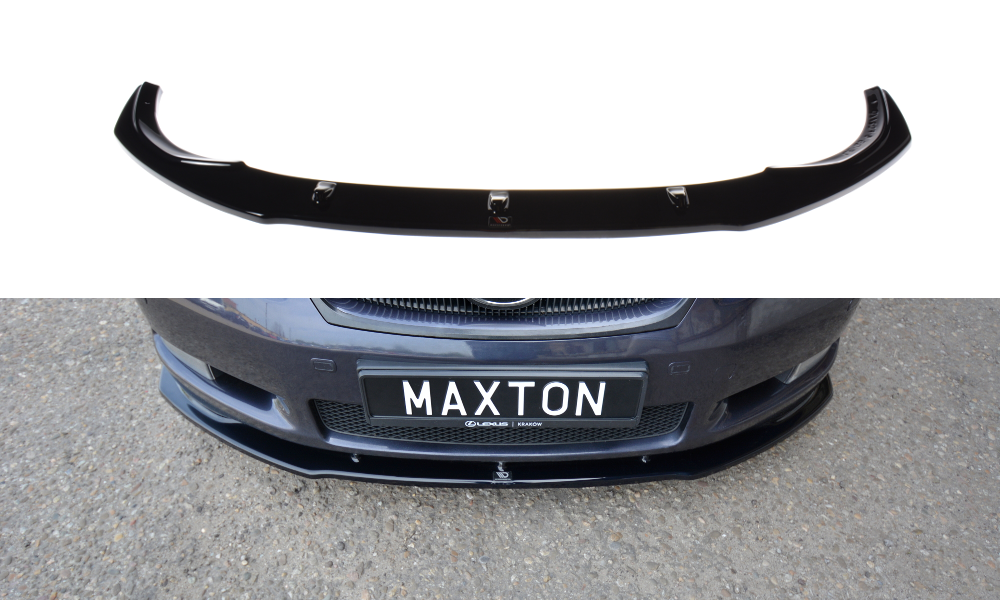 Maxtondesign Frontlippe V.1 für Lexus GS MK3 schwarz hochglanz