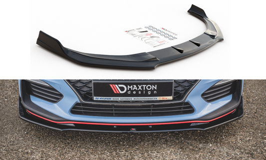 Maxtondesign Frontlippe V.3 für Hyundai I30N MK3 Schrägheck Carbon Look