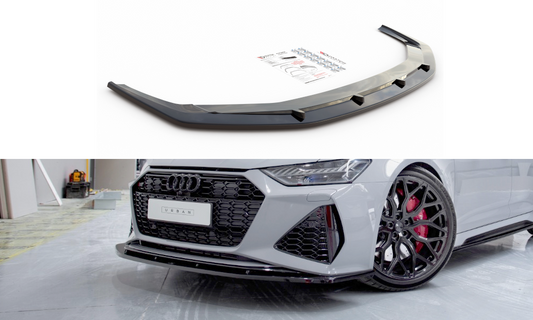 Maxtondesign Frontlippe für Audi RS6 C8 Carbon Look
