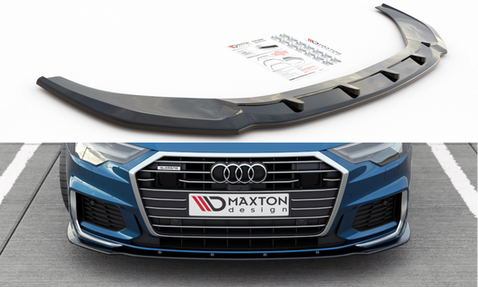 Maxtondesign Frontlippe für Audi A6|S6 C8 S-Line Carbon Look