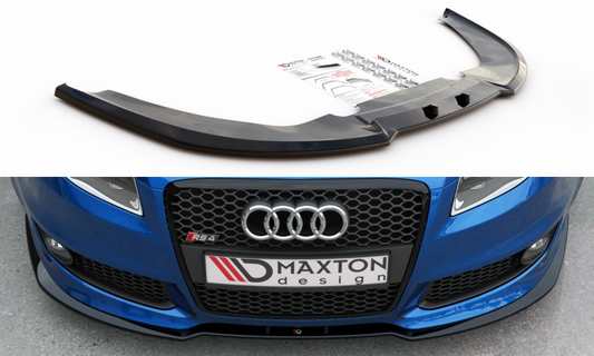 Maxtondesign Frontlippe für Audi RS4 B7 schwarz hochglanz