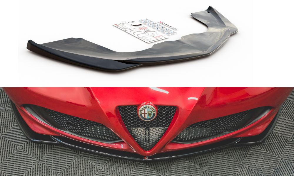 Maxtondesign Frontlippe für Alfa Romeo 4C schwarz hochglanz