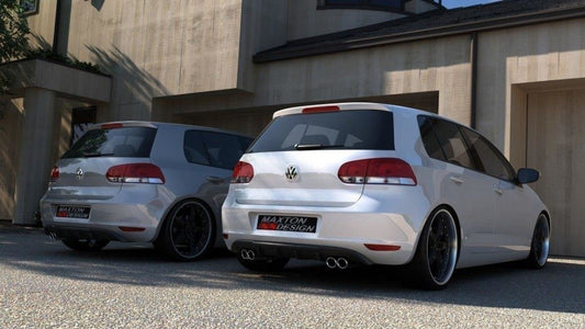 Maxtondesign Diffusor für Volkswagen Golf MK6|Golf 6 schwarz strukturiert