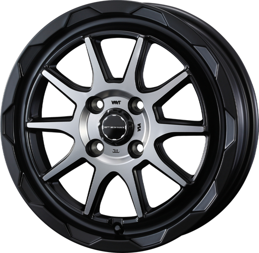 WEDS ADVENTURE | Design: Mud Vance 06 A | Lochkreis: 4x100 | Farbe: matt black, face matt polished