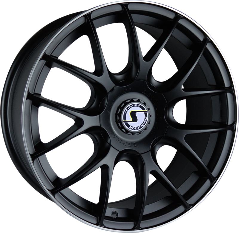 SCHMIDT | Design: Gambit 20-22 | Grösse: 11.5x21 | ET: 15-60 | Lochkreis: 5x108-130 | Farbe: satin black, edge polished