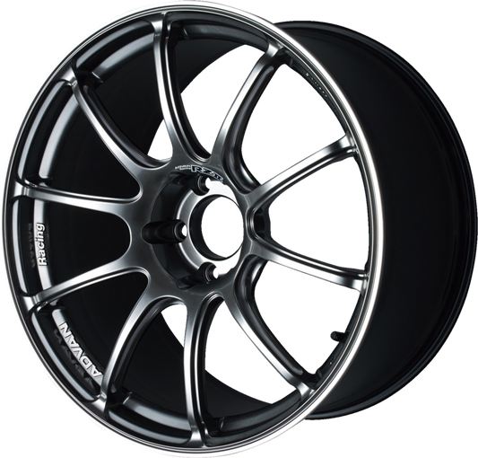 ADVAN RACING | Design: RZII | Grösse: 10.0x18 | ET: 25 | Lochkreis: 5x114.3 | Farbe: racing hyper black & ring