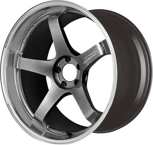 ADVAN RACING | Design: GT Porsche | Grösse: 10.5x21 | ET: 19 | Lochkreis: 5x112 | Farbe: machining & racing hyper black