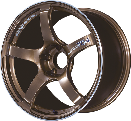 ADVAN RACING | Design: TC-4 | Grösse: 6.0x15 | ET: 45 | Lochkreis: 4x100 | Farbe: umber bronze metallic & ring