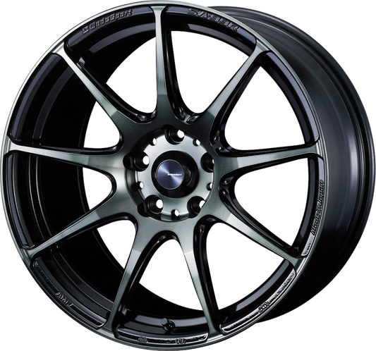 WEDS SPORT | Design: SA-99R | Grösse: 7.5x17 | ET: 45 | Lochkreis: 5x114.3 | Farbe: worth black clear