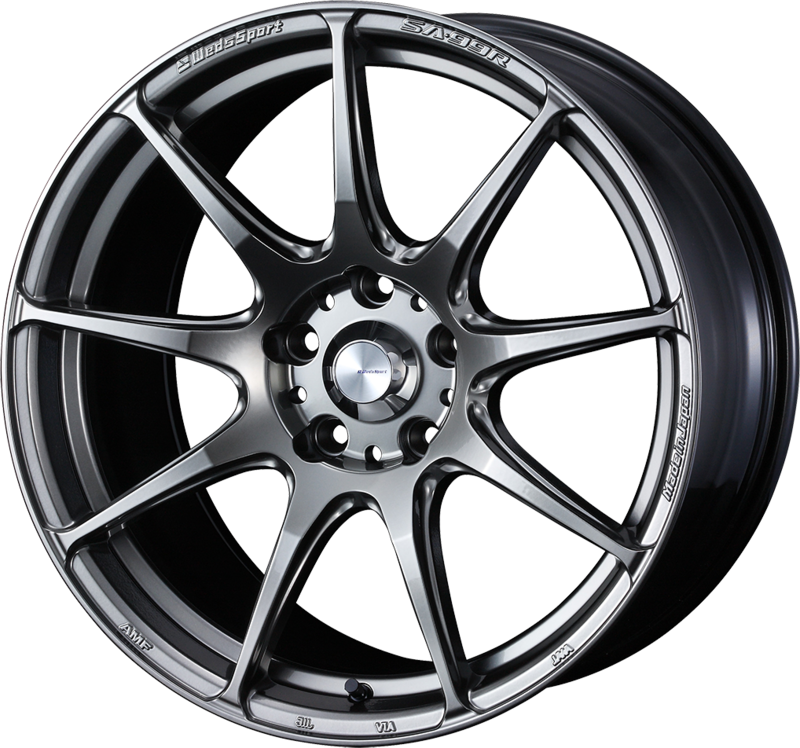 WEDS SPORT | Design: SA-99R | Grösse: 5.0x15 | ET: 45 | Lochkreis: 4x100 | Farbe: platinum silver black
