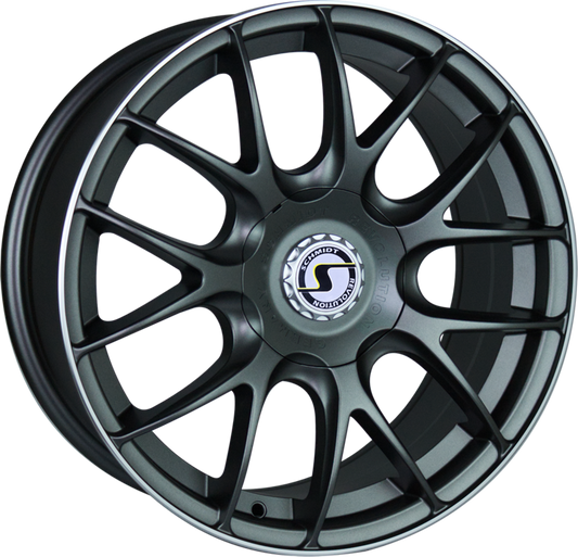 SCHMIDT | Design: Gambit 18 | Grösse: 8.0x18 | ET: 15-45 | Lochkreis: 4x98-114.3 | Farbe: titan matt, edge polished