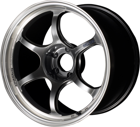 ADVAN RACING | Design: RG-D2 | Grösse: 10.0x18 | ET: 22 | Lochkreis: 5x114.3 | Farbe: machining & racing hyper black