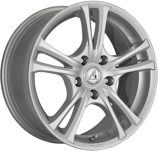 A1 WHEELS | Twinspoke-5 | Grösse: 6.5x16 | ET: 41 | Lochkreis: 5x115 | silver metallic