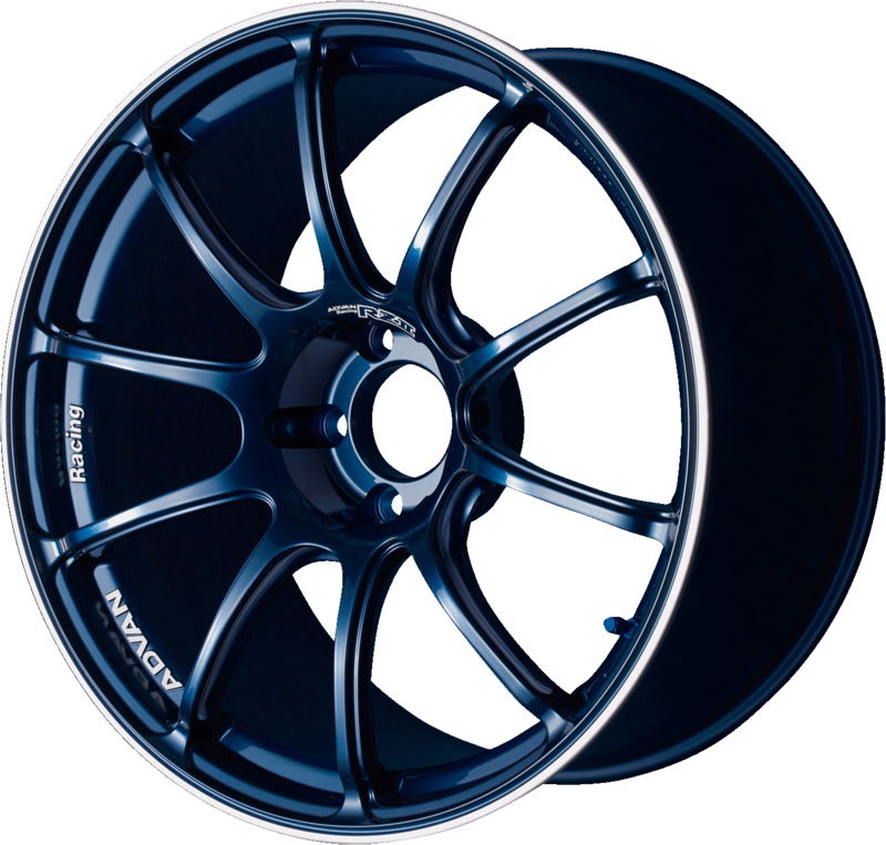 ADVAN RACING | Design: RZII | Grösse: 10.0x18 | ET: 35 | Lochkreis: 5x114.3 | Farbe: racing indigo blue & ring