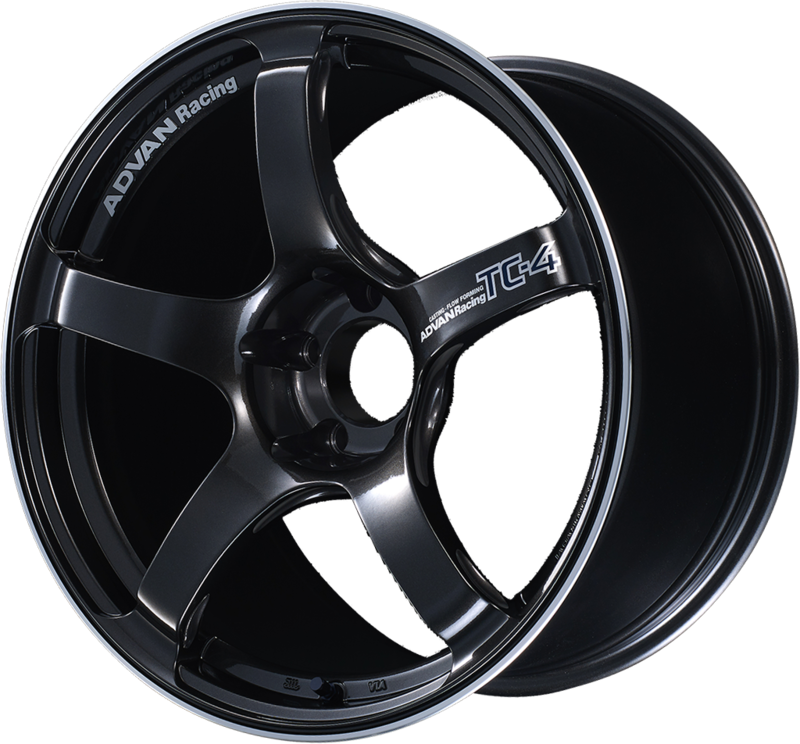ADVAN RACING | Design: TC-4 | Grösse: 10.0x18 | ET: 32 | Lochkreis: 5x112 | Farbe: black gun metallic & ring