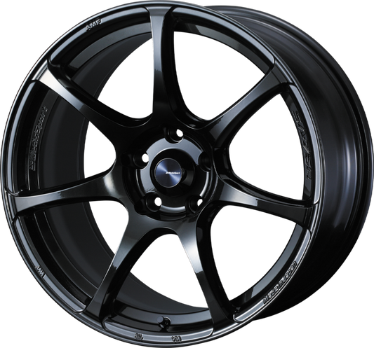 WEDS SPORT | Design: SA-75R | Grösse: 9.5x18 | ET: 45 | Lochkreis: 5x114.3 | Farbe: hyper black clear II