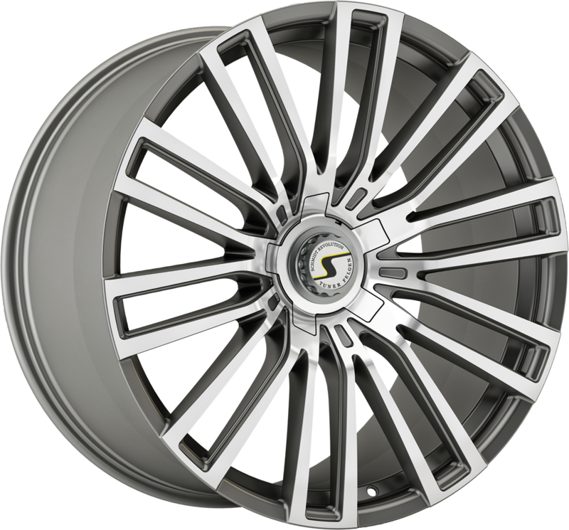 SCHMIDT | Design: Eckstein | Grösse: 12.0x23 | ET: 10-60 | Lochkreis: 5x108-139.7 | Farbe: gunmetal, face polished