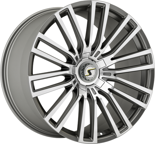 SCHMIDT | Design: Eckstein | Grösse: 12.0x23 | ET: 10-60 | Lochkreis: 5x108-139.7 | Farbe: gunmetal, face polished
