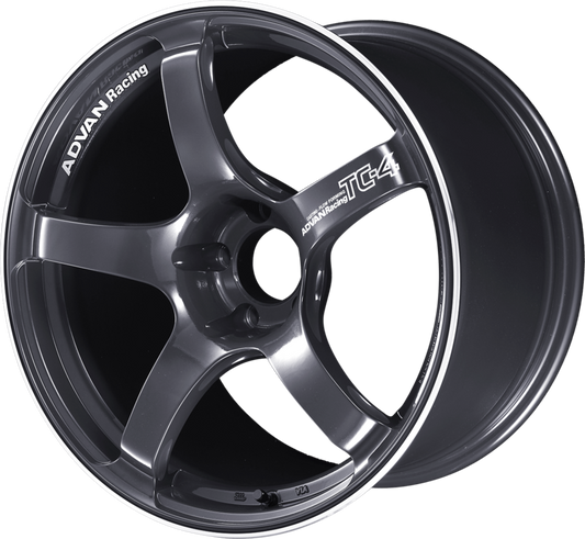 ADVAN RACING | Design: TC-4 | Grösse: 6.0x15 | ET: 45 | Lochkreis: 4x100 | Farbe: racing gun metallic & ring