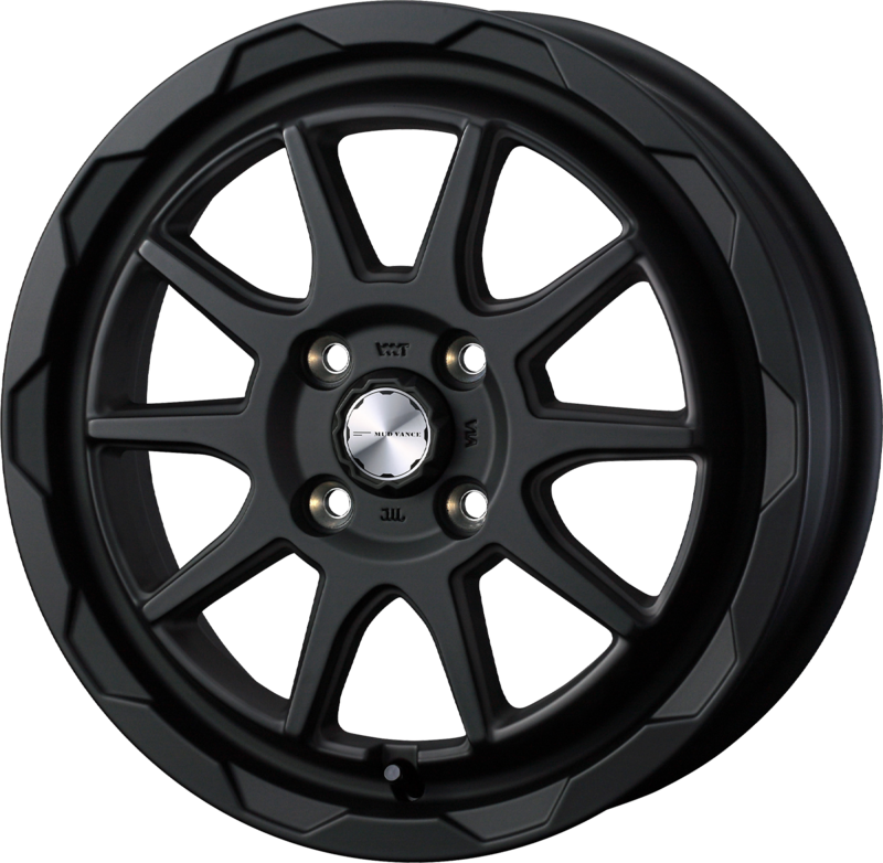 WEDS ADVENTURE | Design: Mud Vance 06 A | Lochkreis: 4x100 | Farbe: matt black