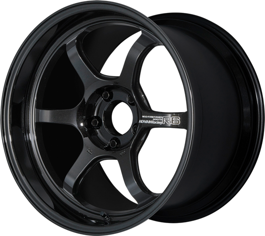 ADVAN RACING | Design: R6 | Grösse: 10.5x18 | ET: 15 | Lochkreis: 5x114.3 | Farbe: racing titanium black