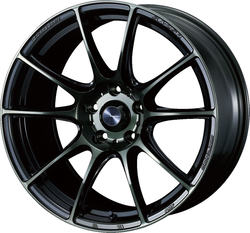 WEDS SPORT | Design: SA-25R | Grösse: 8.5x18 | ET: 50 | Lochkreis: 5x114.3 | Farbe: worth black clear
