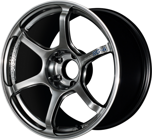 ADVAN RACING | Design: RG-4 | Grösse: 10.0x18 | ET: 25 | Lochkreis: 5x114.3 | Farbe: racing hyper black & ring