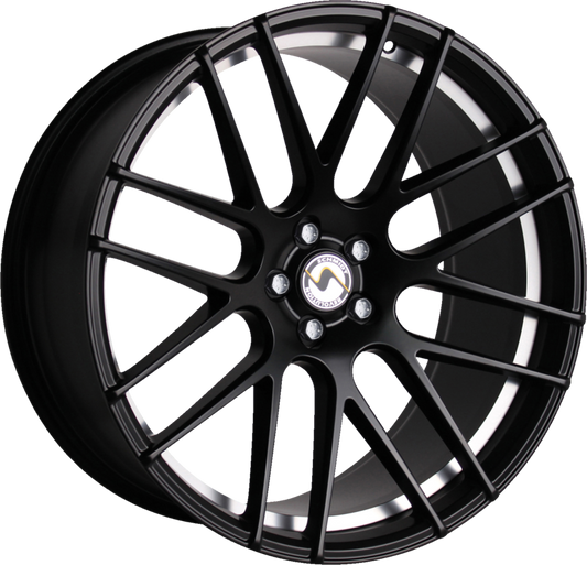 SCHMIDT | Design: Shift | Grösse: 10.5x22 | ET: 15-50 | Lochkreis: 5x112,114.3,120,127,130 | Farbe: satin black, undercut polished trim