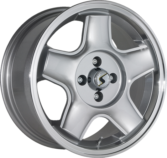 SCHMIDT | Design: Retro-ML 8.0x15 | Grösse: 8.0x15 | ET: 10-31 | Lochkreis: 5x98,100 | Farbe: high gloss silver, lip polished