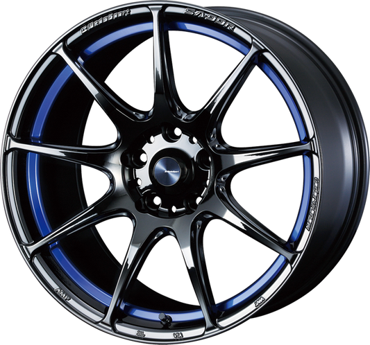 WEDS SPORT | Design: SA-99R | Grösse: 7.5x17 | ET: 48 | Lochkreis: 5x100 | Farbe: blue light chrome II