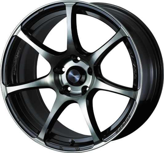 WEDS SPORT | Design: SA-75R | Grösse: 8.5x18 | ET: 35 | Lochkreis: 5x114.3 | Farbe: worth black clear
