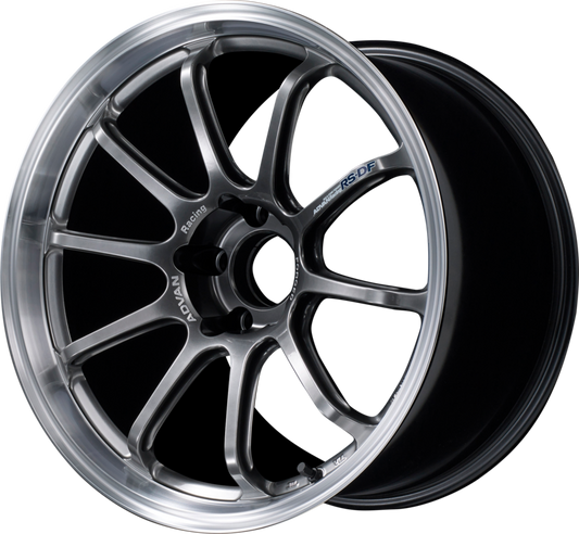 ADVAN RACING | Design: RS-DF Progressive | Grösse: 10.0x18 | ET: 22 | Lochkreis: 5x114.3 | Farbe: machining & racing hyper black