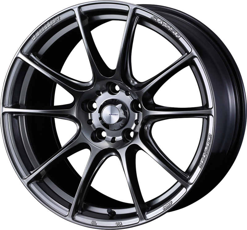 WEDS SPORT | Design: SA-25R | Grösse: 8.5x19 | ET: 45 | Lochkreis: 5x112 | Farbe: platinum silver black