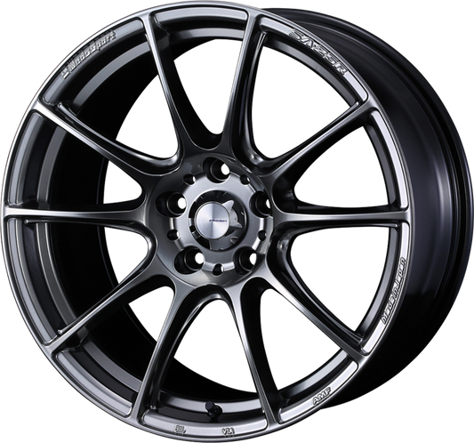 WEDS SPORT | Design: SA-25R | Grösse: 8.5x19 | ET: 45 | Lochkreis: 5x112 | Farbe: platinum silver black