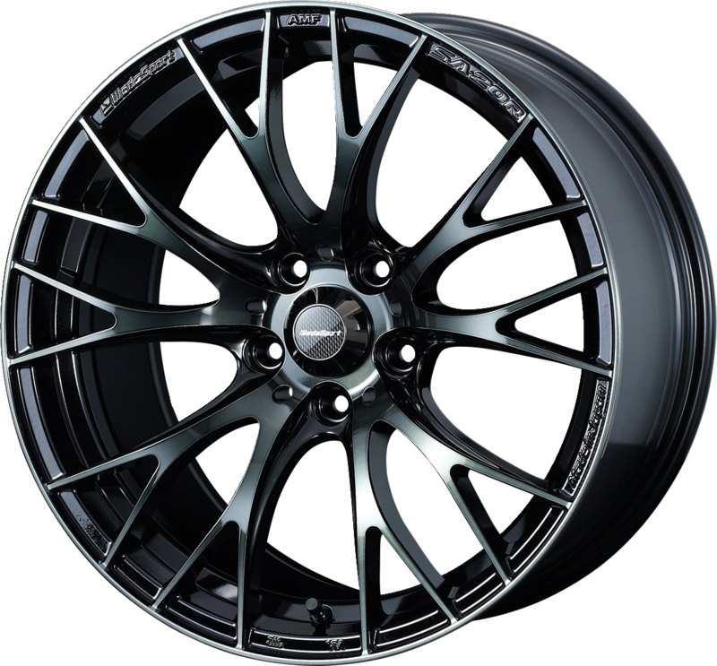 WEDS SPORT | Design: SA-20R | Grösse: 5.0x16 | ET: 45 | Lochkreis: 4x100 | Farbe: worth black clear