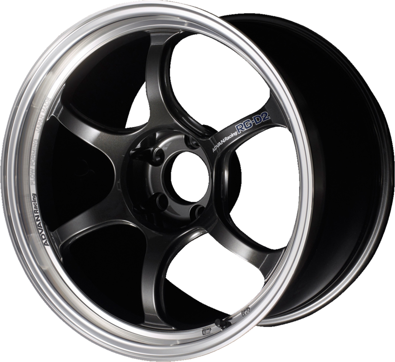 ADVAN RACING | Design: RG-D2 | Grösse: 10.0x18 | ET: 22 | Lochkreis: 5x114.3 | Farbe: machining & black gun metallic