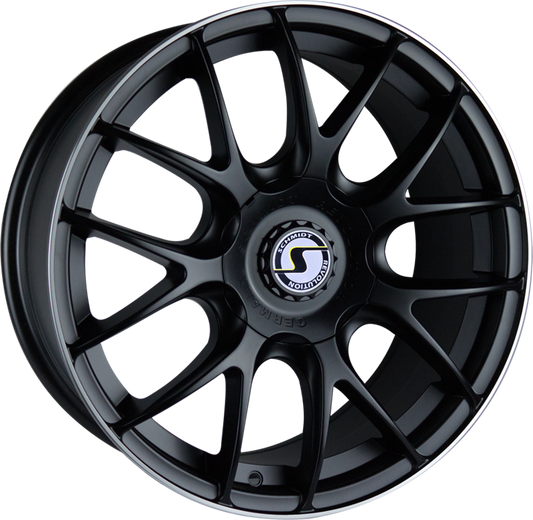 SCHMIDT | Design: Gambit 20-22 | Grösse: 11.5x22 | ET: 10-45 | Lochkreis: 5x108-130 | Farbe: satin black, edge polished