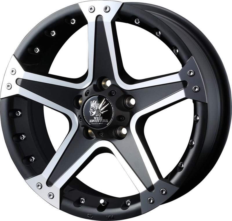 WEDS ADVENTURE | Design: Mud Vance 01 C | Lochkreis: 5x139.7 | Farbe: matt black, face matt polished