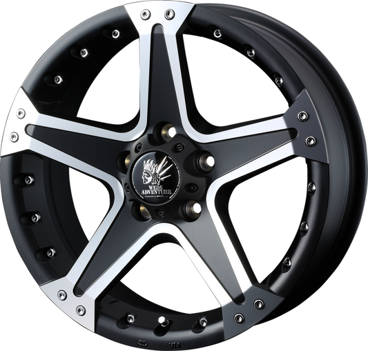 WEDS ADVENTURE | Design: Mud Vance 01 C | Lochkreis: 5x139.7 | Farbe: matt black, face matt polished