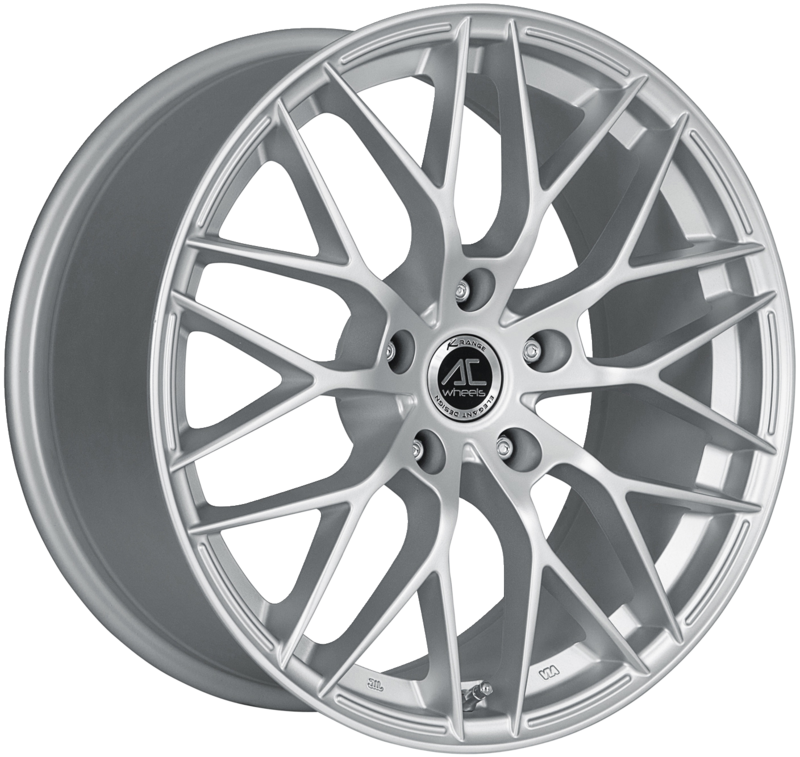 AC WHEELS | Design: Mesh | Grösse: 7.5x17 | ET: 45 | Lochkreis: 5x108 | Farbe: matt silver